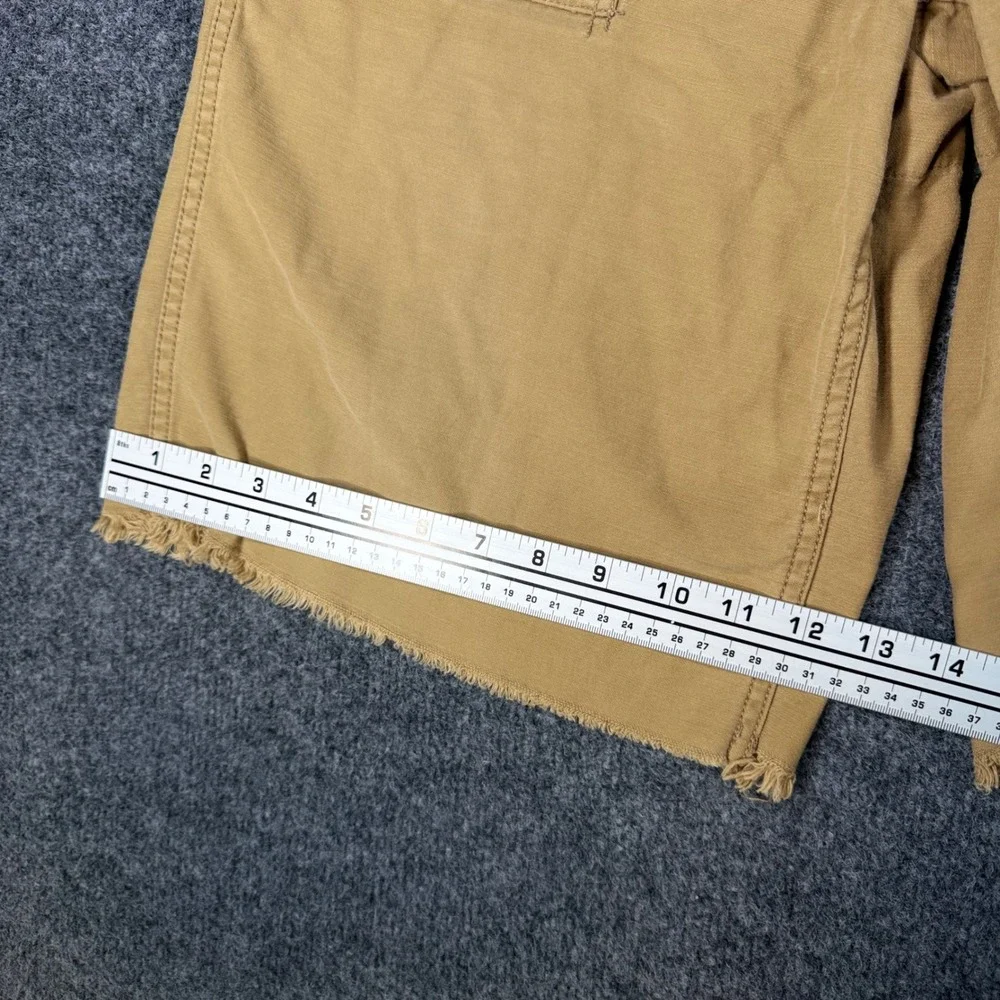 Polo Jeans Co Ralph Lauren Military Surplus Shorts 34 Tan Cargo Y2K Mens Vintage